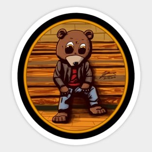 college dropout Sticker